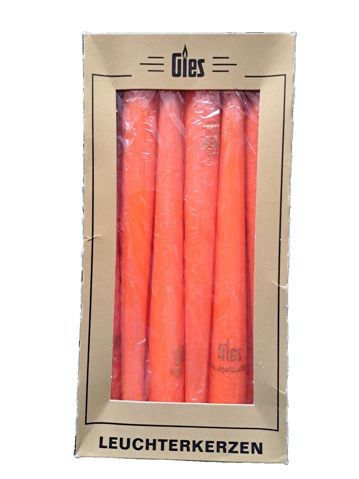 Gies Leuchterkerzen, Orange, 10 Stück